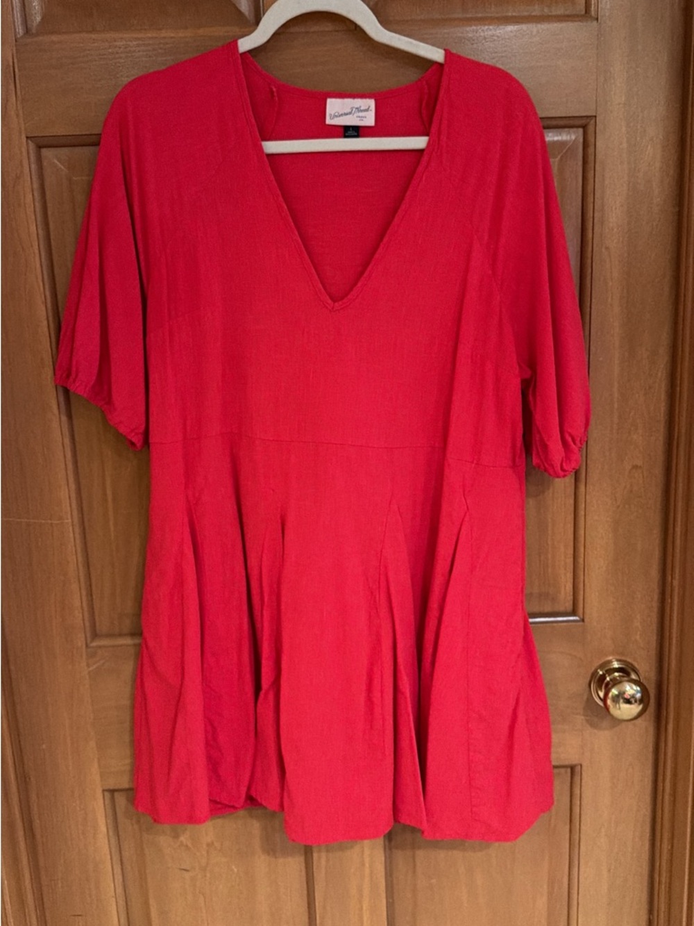Universal Thread Red V-Neck Tunic